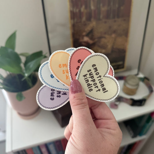 emotional support kindle stickers
