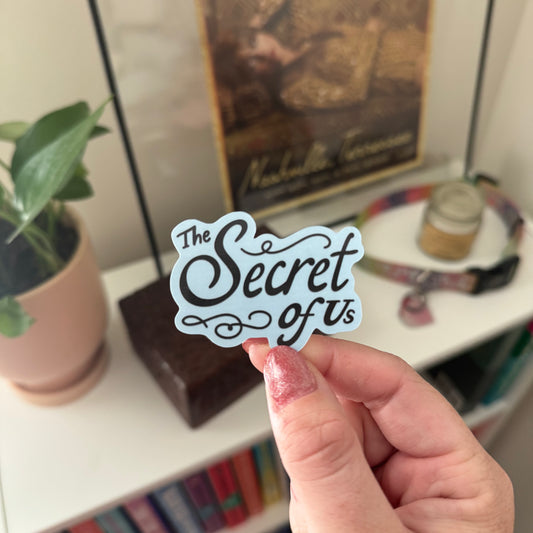 the secret of us swirlies sticker