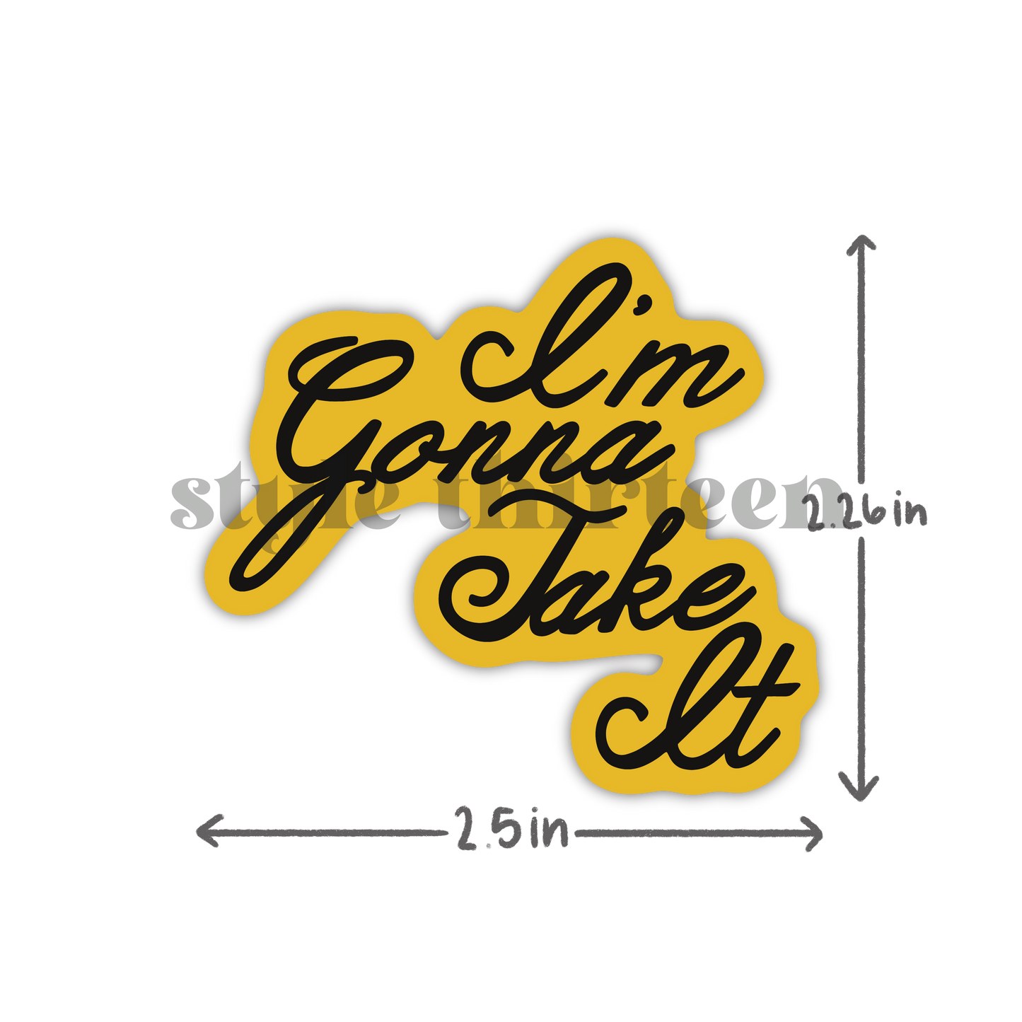 risk / im gonna take it stickers