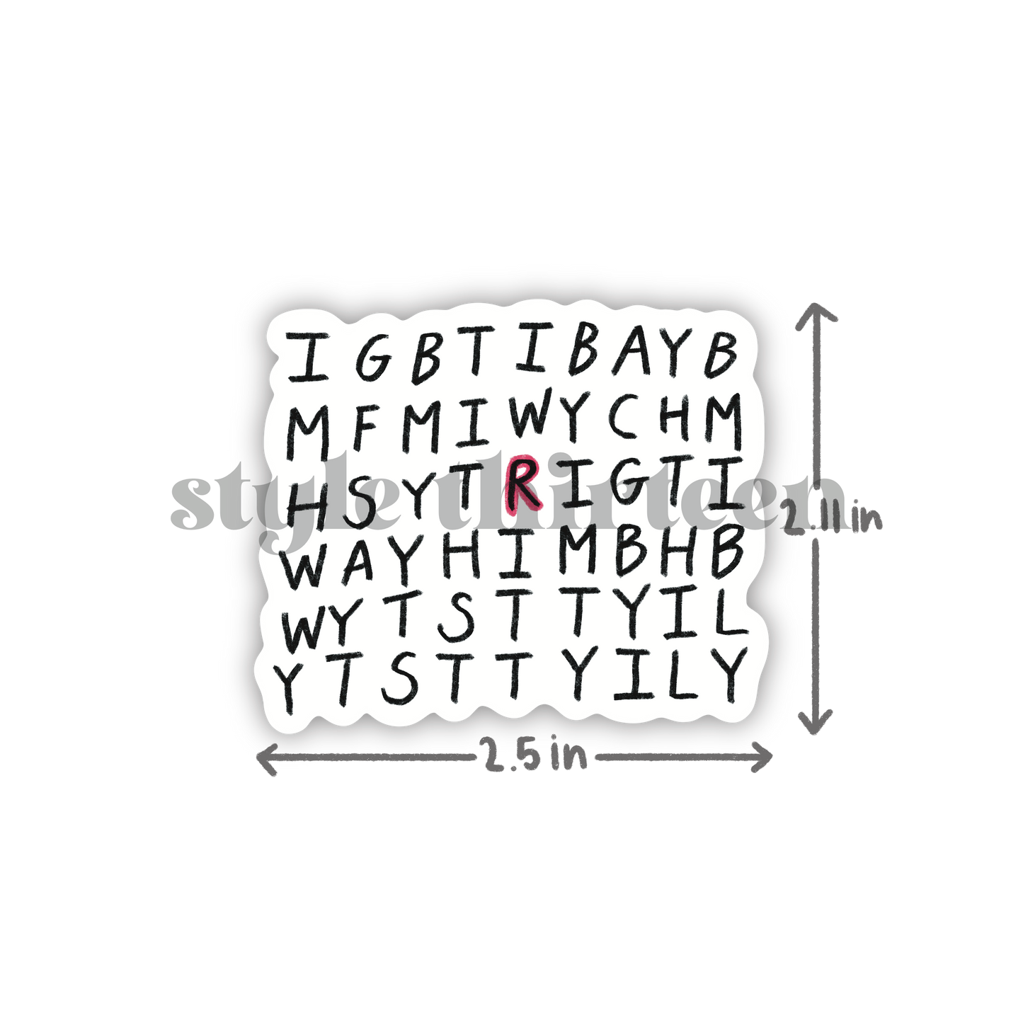 the 'risk' bridge sticker