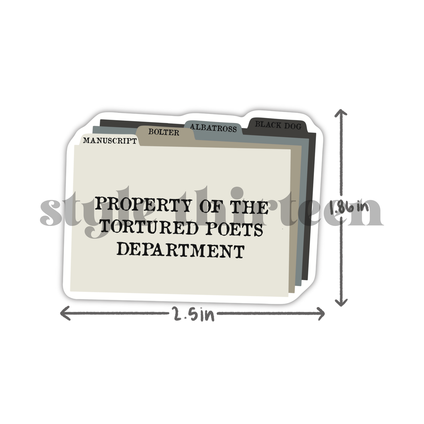 the ttpd files sticker