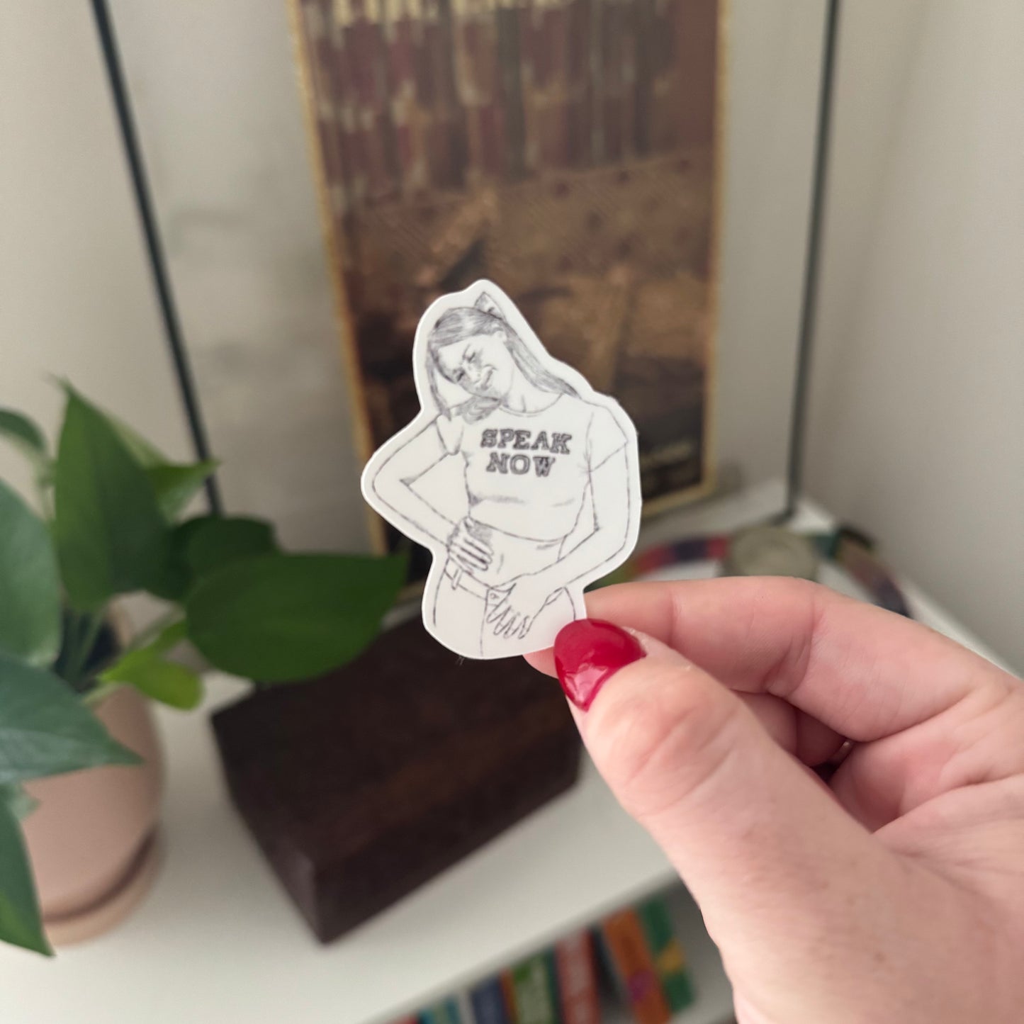 gracie 'speak now' sketch sticker