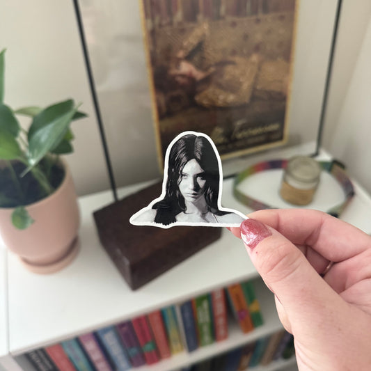 the gracie portrait sticker